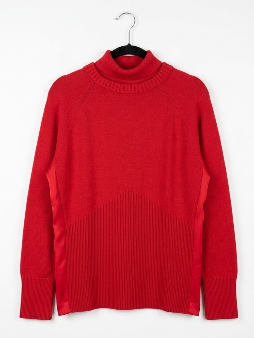 2/$30 - Athleta Mesa Hybrid Turtleneck Red Women's Merino Wool Sweater XL